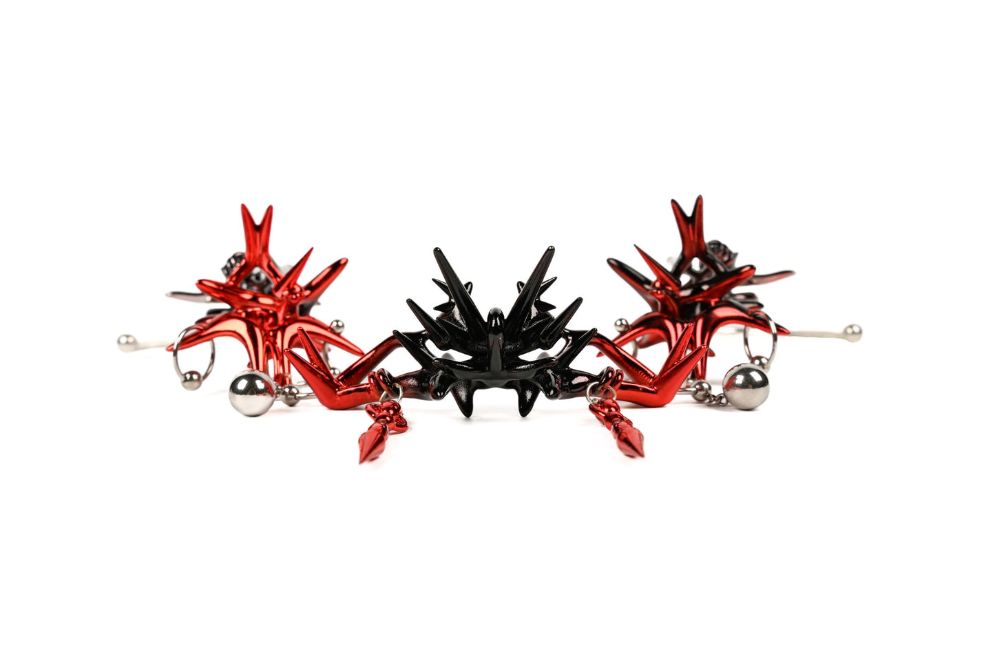 PUNK SPIKES MASK